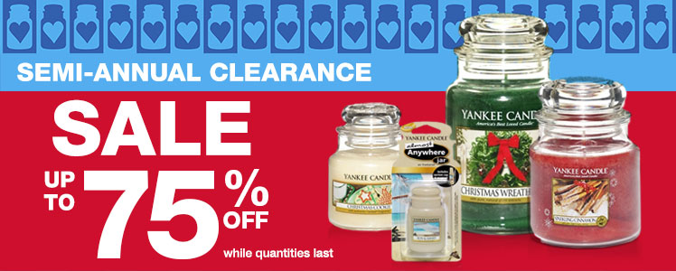 Yankee Candle Semi-Annual Clearance Sale