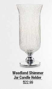Woodland Shimmer Jar Candle Holder