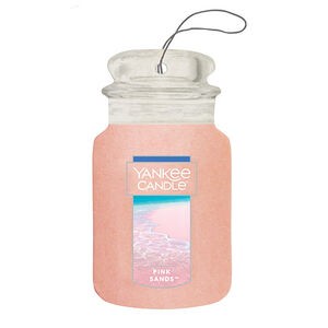  Yankee Candle Car Jar Pink Sands Air Freshener(Set of 3) :  Automotive
