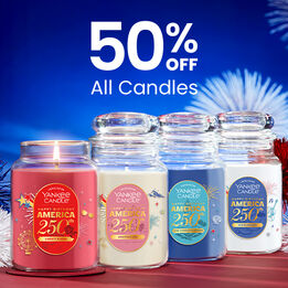 50% OFF Candles