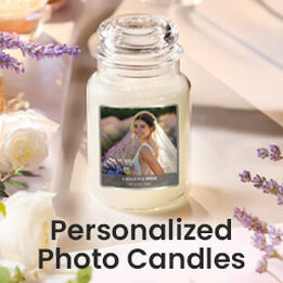 Personalized Photo Candles