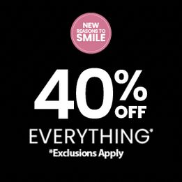 40% OFF Everything, Exclusions Apply
