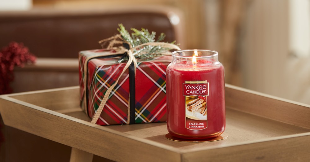Sparkling Cinnamon Large Candle