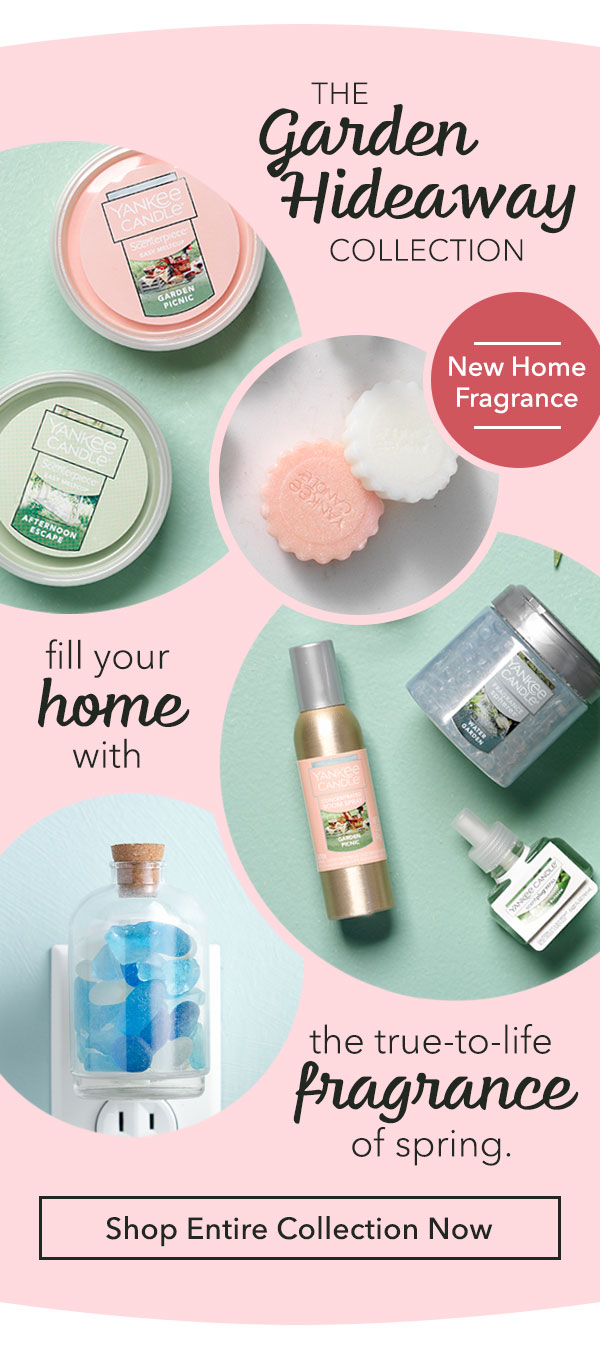 New Home Fragrance - The Garden Hideaway Collection