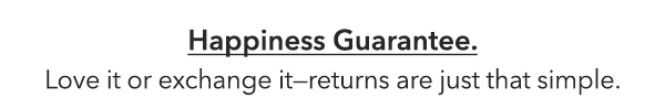 Happiness Guarantee