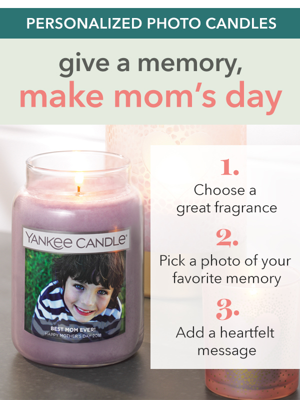 Personalized Photo Candles