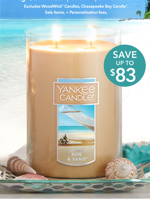 Save on ALL Large Candles!
