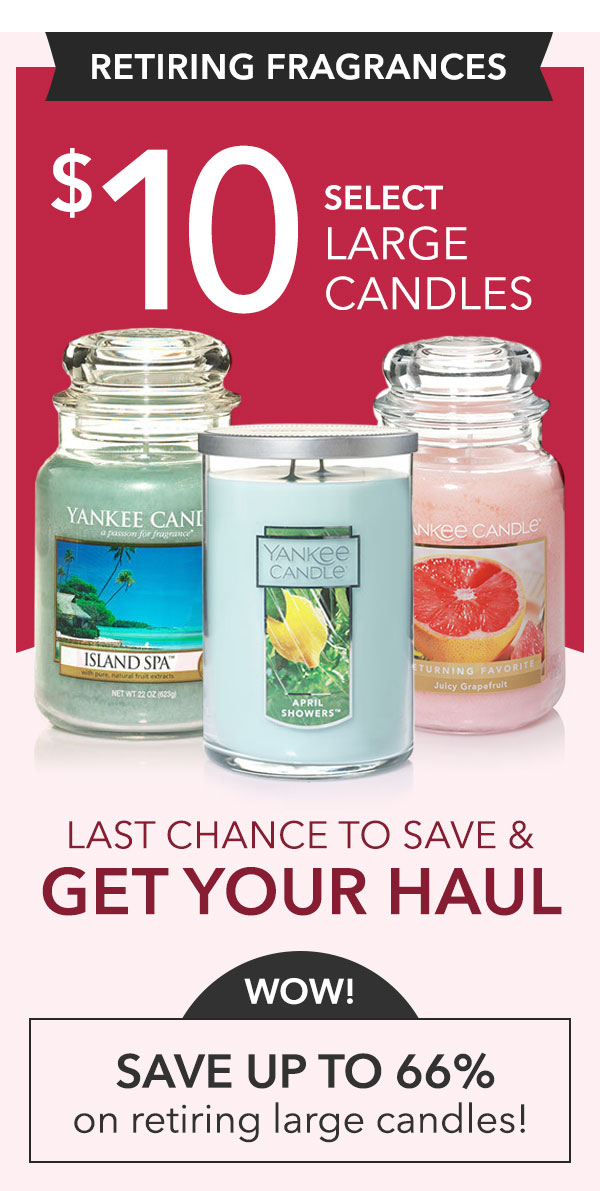 $10 Select Large Candles