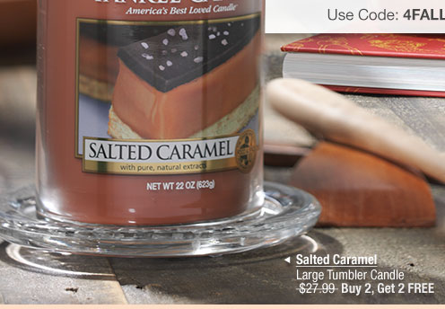 Salted Caramel - Large Tumbler Candle
