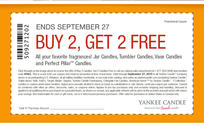 Coupon: Buy 2, Get 2 Free Large Candles