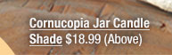 Cornucopia Jar Candle Shade