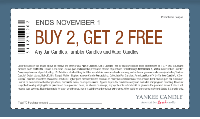 Buy 2, Get 2 FREE Any Jar Candles, Tumblers Candles, and Vase Candles