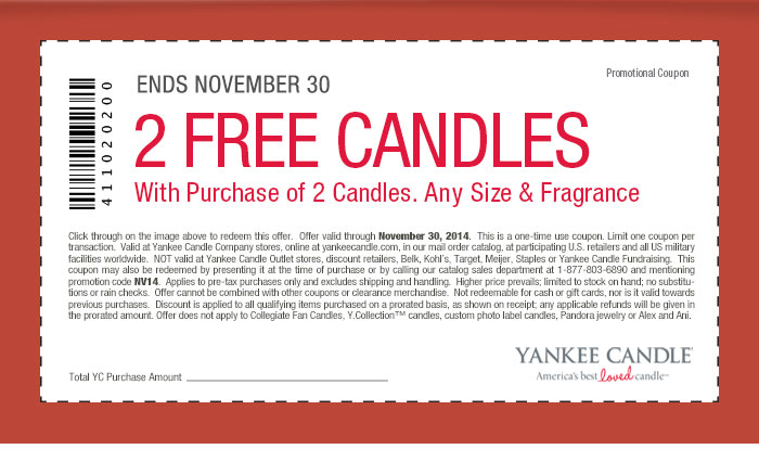 Coupon: Buy 2, Get 2 Free - All Candles