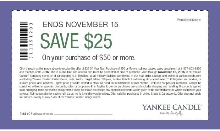 Coupon: Save $25 on your purchase of $50 or more.