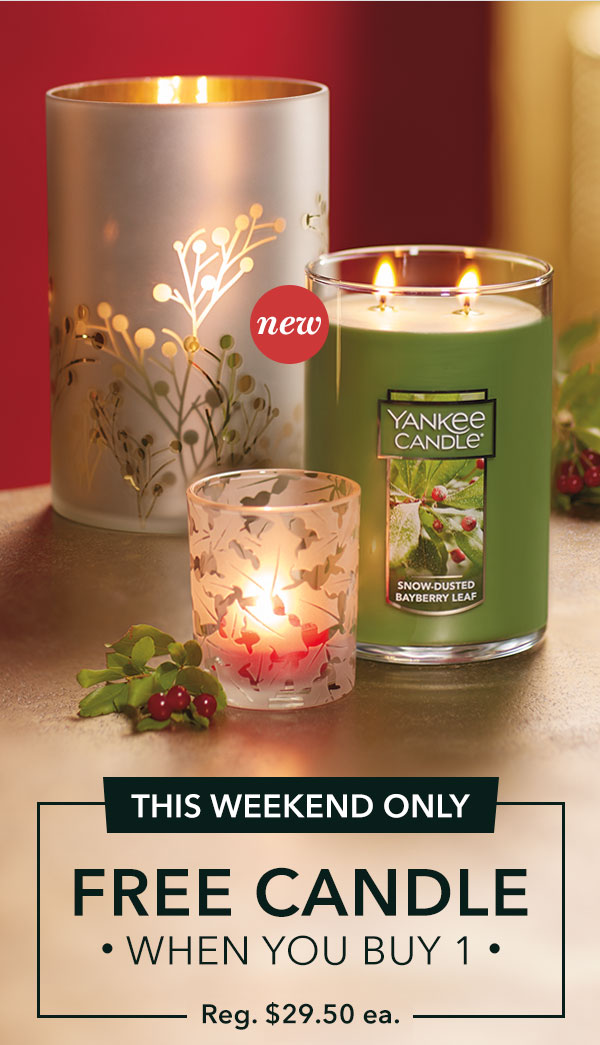 Buy 1, Get 1 FREE - All Full-Price Large Classic Jar & Tumbler Candles