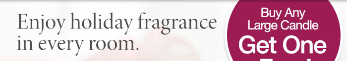 Buy Any Large Candle Get One FREE