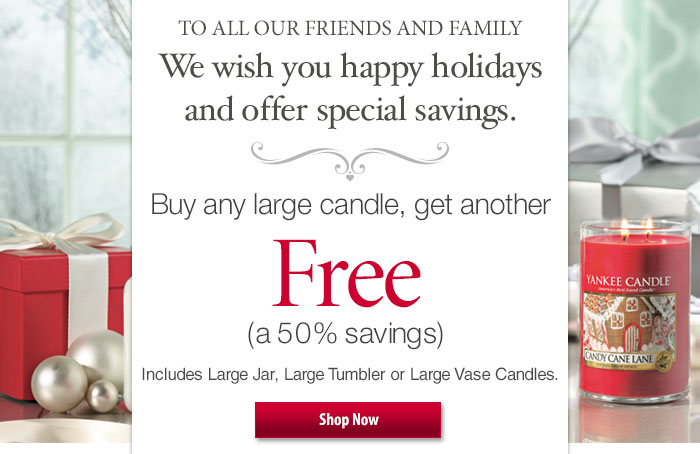 We wish you happy holidays
and offer special savings.